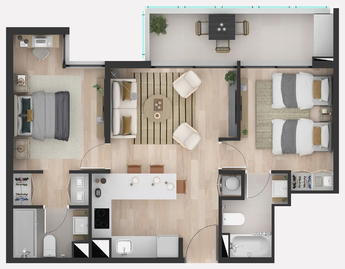 Planta Deluxe F